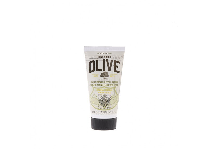 Korres Pure Greek Olive Hand Cream Olive Blossom Ενυδατική Κρέμα Χεριών με Άνθη Ελιάς 75ml