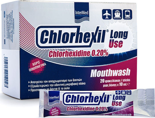 CHLORHEXIL MOUTHWASH 0.20% LONG USE STICKS 20x10ML
