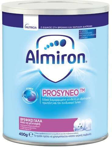 Nutricia Almiron Prosyneo TM Γάλα για Βρέφη που Χρειάζονται Εξειδικευμένη Διατροφική Φροντίδα, Κατάλληλο από τη Γέννηση, 400gr