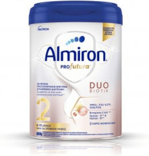 NUTRICIA - ALMIRON PROFUTURA 2 Duo Biotik γάλα 2ης βρεφικής ηλικίας από 6-12 μηνών - 800gr