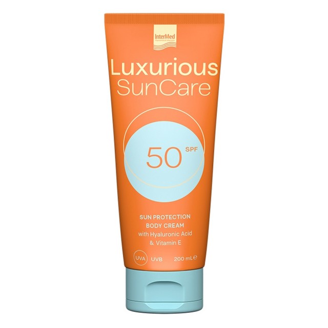 Intermed Luxurious Suncare Αντηλιακή Κρέμα για το Σώμα SPF50, 200ml