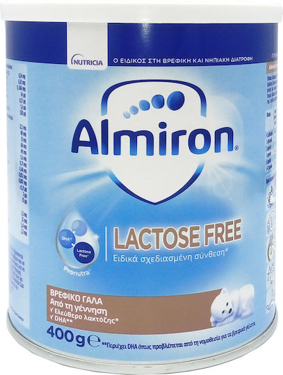 Nutricia Γάλα σε Σκόνη Almiron FL Χωρίς Λακτόζη για 0+ Μηνών 400gr