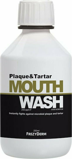 FREZYDERM PLAQUE & TARTAR MOUTHWASH Στοματικό Διάλυμα για την Τερηδόνα