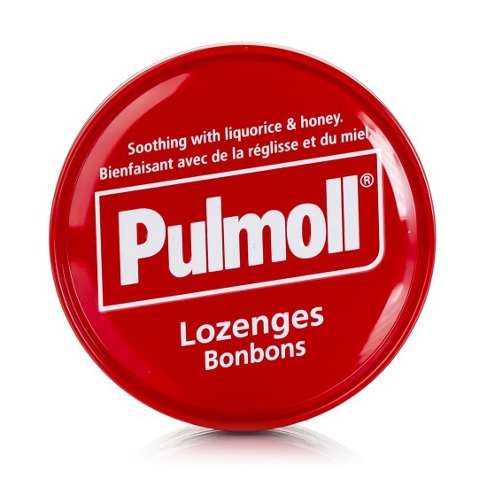 PULMOLL Καραμέλες με Γλυκόριζα & Μέλι για Αντιμετώπιση του Κρυολογήματος, του Πονόλαιμου και του Βήχα 75gr