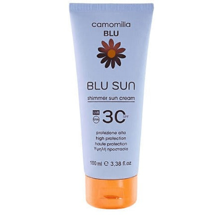Camomilla BLU Blu Sun Shimmer Αντηλιακή Κρέμα για το Σώμα SPF30, 100ml