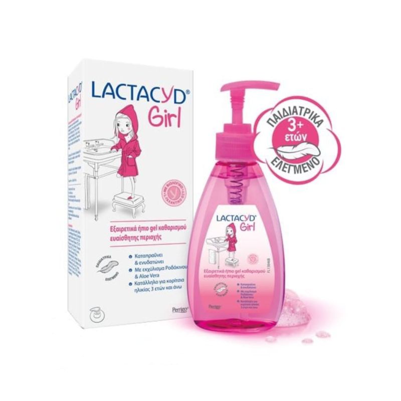 Lactacyd Girl Ultra Mild Intimate Gel Καθαρισμού με Αλόη 200ml
