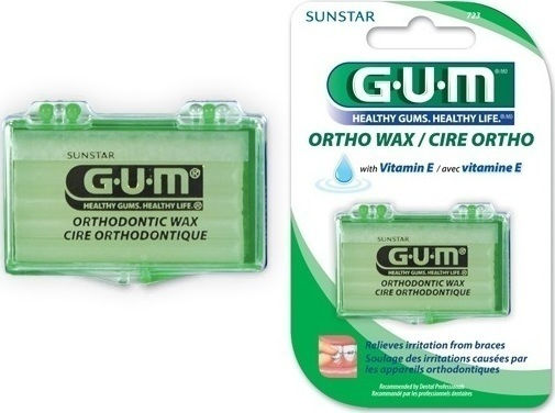 Gum Orthodontic Wax Unflavored (723) Ορθοδοντικό Κερί Χωρίς Γεύση, 1τεμ.