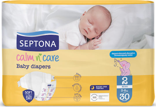 Septona Πάνες Calm N' Care Mini N.2 3-6kg 30τεμ