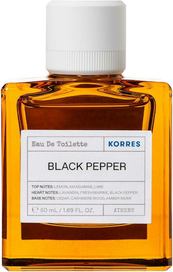 Korres Black Pepper Eau de Toilette ανδρικο αρωμα 50ml