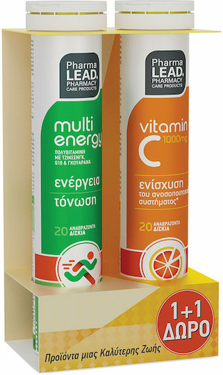 Pharmalead Promo Multi Daily Energy 20 Effer.tabs & Vitamin C 1000mg 20 Effer.tabs