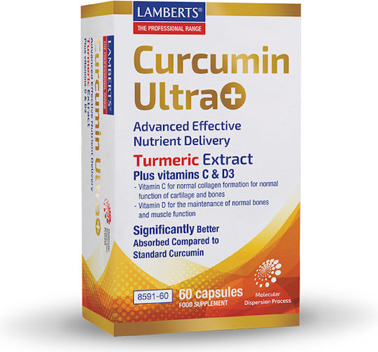 Lamberts Curcumin Ultra Plus+ 60 ταμπλέτες Κουρκουμάς