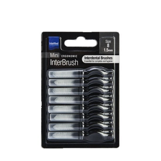 Intermed Ergonomic InterBrush Μεσοδόντια Βουρτσάκια Mini Size 8 (1,5mm) 8τμχ