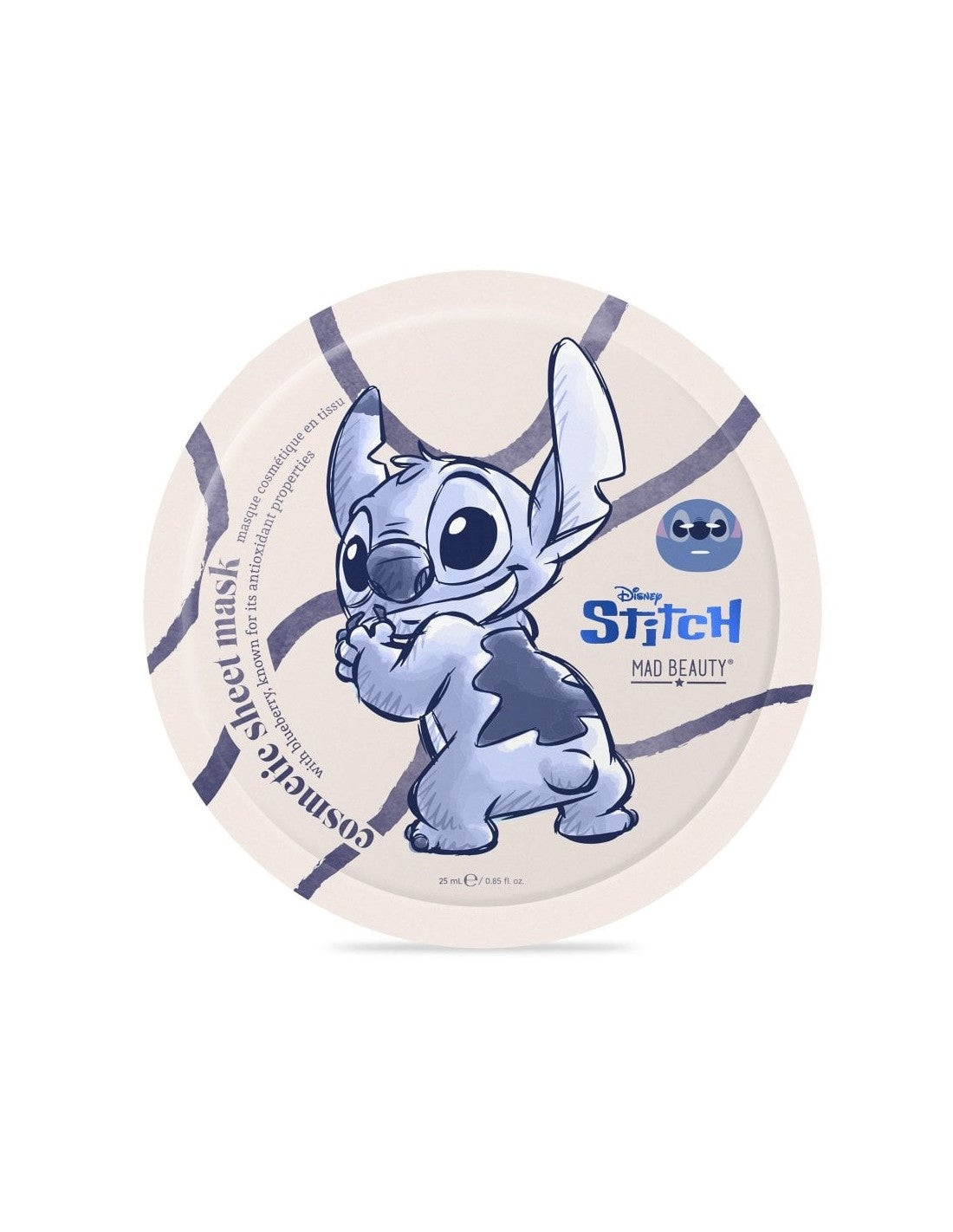 Mad Beauty Stitch Denim Cosmetic Sheet Mask 1 Τεμάχιο