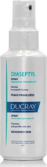 Ducray Diaseptyl Spray Αντισηπτικό Διάλυμα Πληγών με Χλωρεξιδίνη 0.2%, 125ml