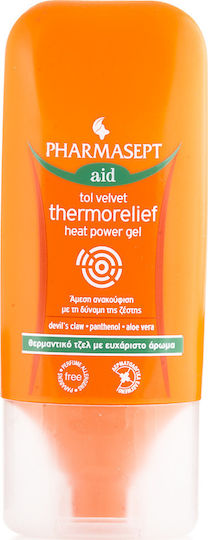 Pharmasept aid Tol Velvet Thermorelief Heat Power Gel Θερμαντική Γέλη 100ml