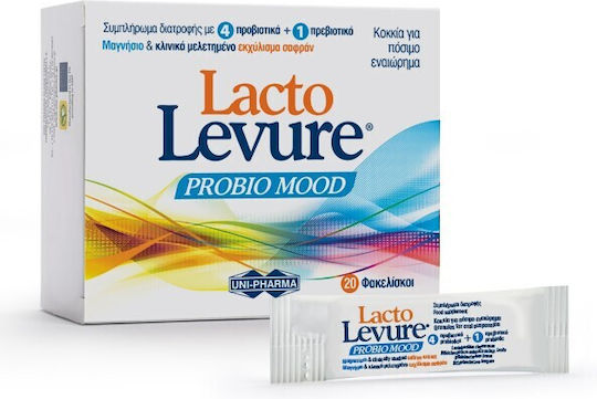 Uni-Pharma Lactolevure Probio Mood Προβιοτικά 20 φακελίσκοι