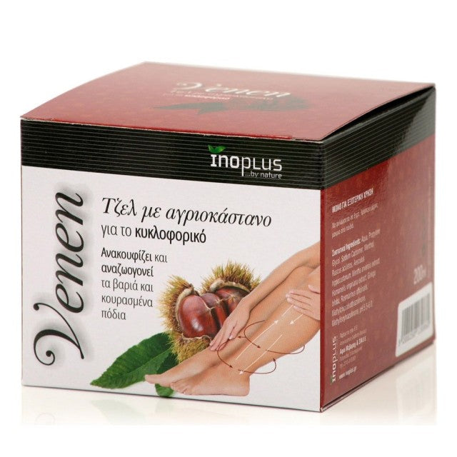 InoPlus Venen Αναζωογονητικό Τζελ Ποδιών, 200ml
