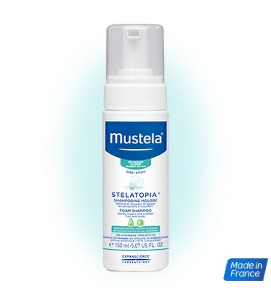 Mustela Stelatopia Foam Shampoo Σαμπουάν σε μορφή Aφρού 150ml