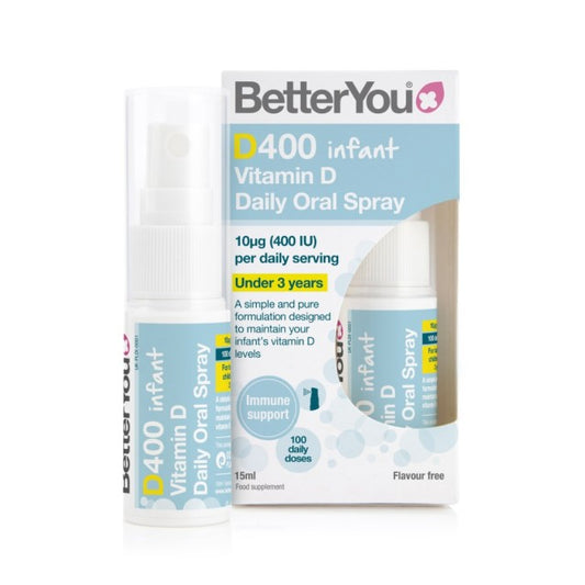 BetterYou D400 Infant Spray Vitamin D Daily Oral Spray 15ml (Στοματικό Σπρέι με Βιταμίνη D3 για Παιδ