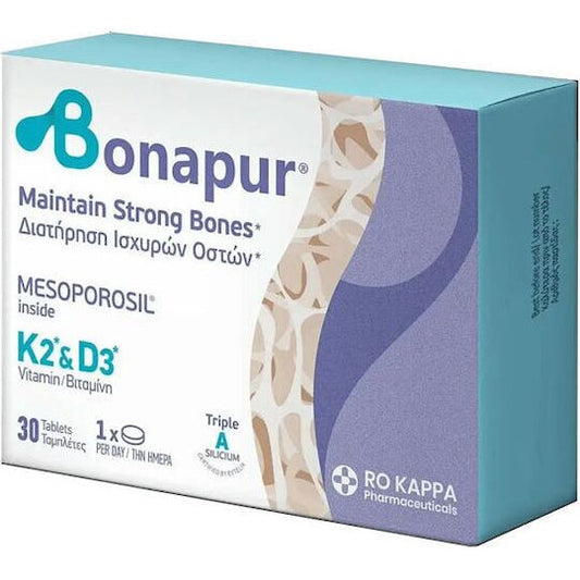 Starmel Bonapur Βιταμίνη για Ενίσχυση του Ανοσοποιητικού & την Υγεία των Οστών 30 ταμπλέτες