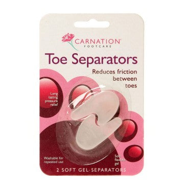 Gel Toe Separators 2τμχ Φροντιδα ποδιων Carnation Footcare Gel Toe Separators 2τμχ