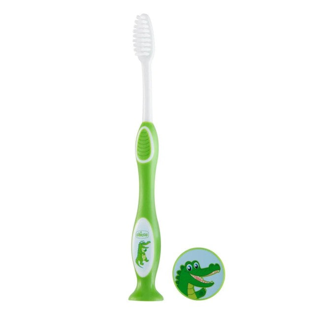 Chicco Παιδική Οδοντόβουρτσα 3-6 ετών Πράσινη, 1τμχ Γράψτε την 1η αξιολόγηση Chicco Παιδική Οδοντόβουρτσα 3-6 ετών Πράσινη, 1τμχ
