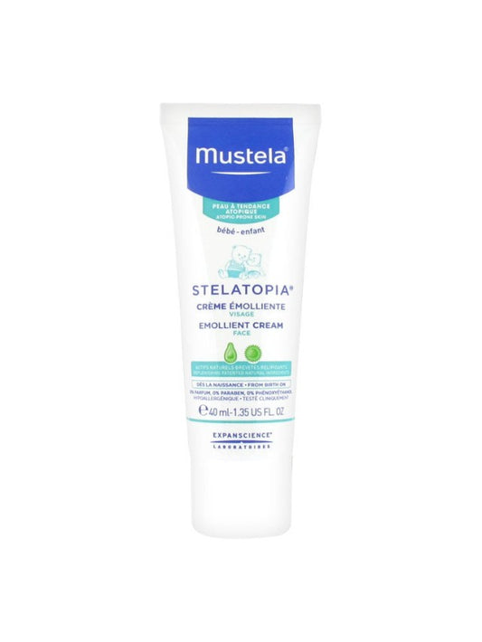 Mustela Stelatopia Emollient Face Cream Μαλακτική κρέμα για το Βρεφικό Πρόσωπο 40ml