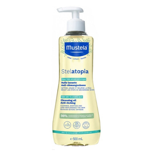 Mustela Bebe Stelatopia Λάδι Καθαρισμού, 500ml