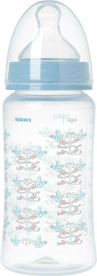 Korres Μπιμπερό με Θηλή Σιλικόνης Μεσαίας Ροής 300ml