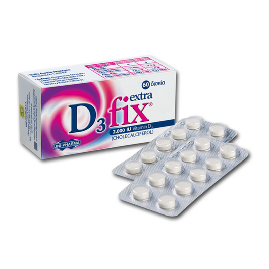 Uni-pharma D3 Fix Extra 2000iu 60tabs