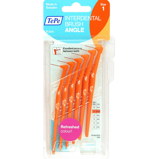 Tepe Angle Μεσοδόντια Βουρτσάκια 0.45mm No1 Πορτοκαλί 6τμχ