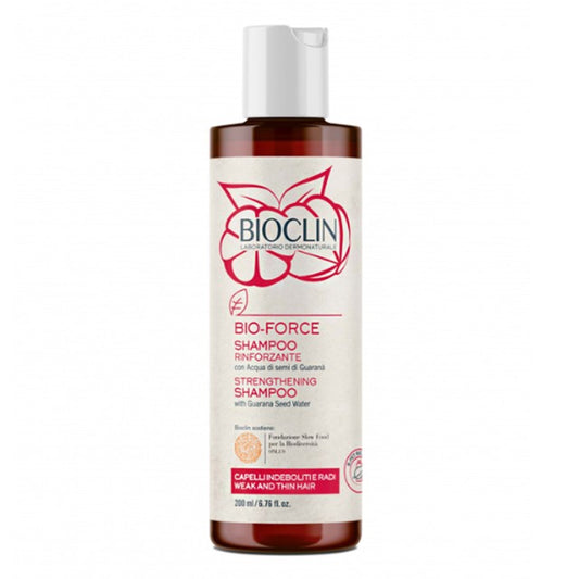 Bioclin Bio-Force Strengthening Shampoo Σαμπουάν Ενδυνάμωσης για Αδύναμα & Λεπτά Μαλλιά, 200ml