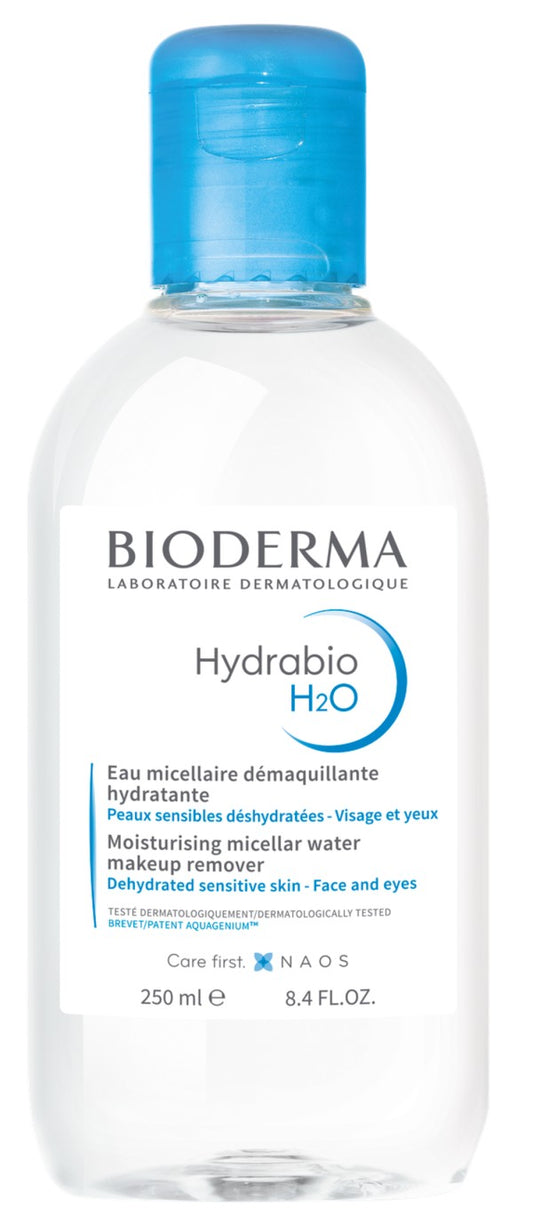 Bioderma Hydrabio H2O Ενυδατικό Νερό Καθαρισμού & Ντεμακιγιάζ Micellaire για Αφυδατωμένο Ευαίσθητο Δέρμα, 250ml