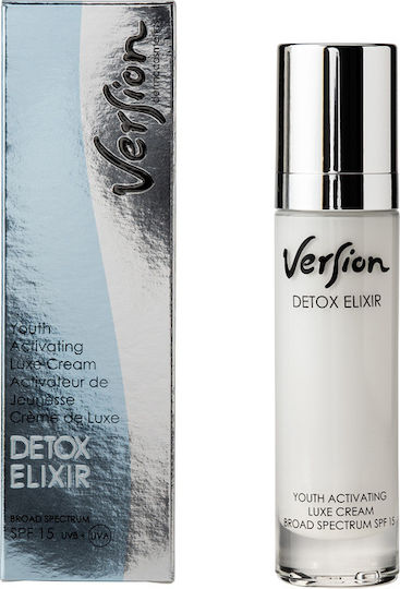 Version Detox Elixir Light Κρέμα Προσώπου Ημέρας με SPF15 για Ενυδάτωση & Αντιγήρανση 50ml