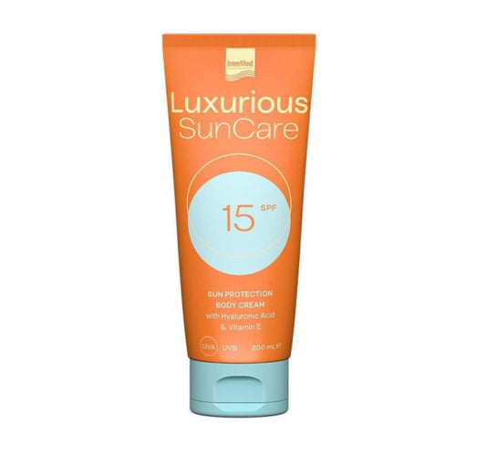 Intermed Luxurious Sun Care Body Cream SPF15 Αντηλιακή Κρέμα Σώματος, 200ml