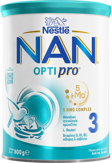 Nestle Nan Optipro 3 Γάλα σε Σκόνη 12m+, 800gr
