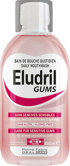 Eludril Gums Στοματικό Διάλυμα Για Ευαίσθητα Ούλα 500ml