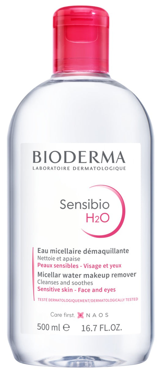 Bioderma Sensibio H2O, Νερό Kαθαρισμού Micellaire - Ντεμακιγιάζ 500ml