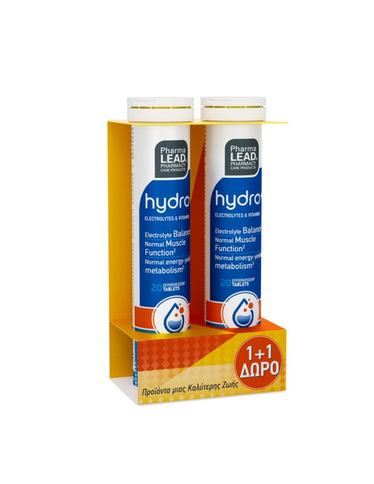 Pharmalead Promo Hydro+ Electrolytes & Vitamins, 2x20 Αναβράζοντα Δισκία