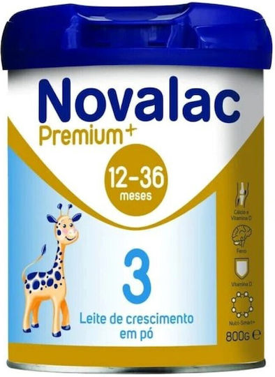Novalac Premium 3 Symbiotic Γάλα Σε Σκόνη Για Βρέφη 12-36 Μηνών Με Συμβιοτικά, 800gr