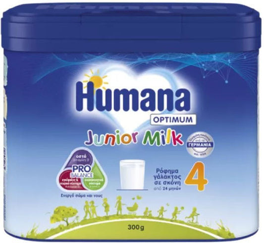 Humana Junior Milk 4 Γάλα σε Σκόνη Optimum από 24m+ 300gr