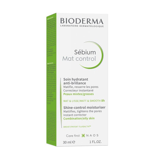 Bioderma Sebium Mat Control Ενυδατική Κρέμα Προσώπου για Λιπαρό Δέρμα, 30ml