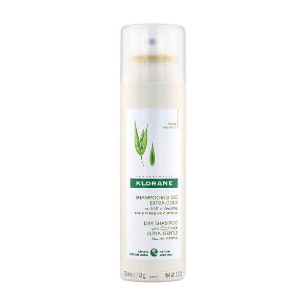 Klorane Dry Shampoo with Oat Milk Ultra-Gentle Ξηρό Σαμπουάν με Γαλάκτωμα Βρώμης για Κάθε Τύπο Μαλλιών, 150ml
