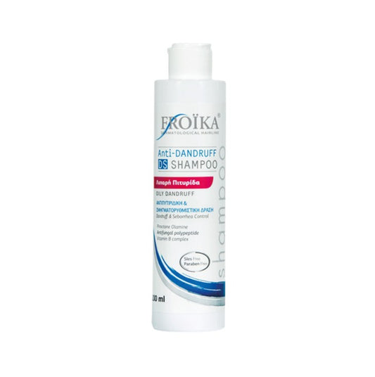 Froika Anti-Dandruff DS Shampoo Σαμπουάν κατά της Λιπαρής Πιτυρίδας με Σμηγματορυθμιστική Δράση, 200ml