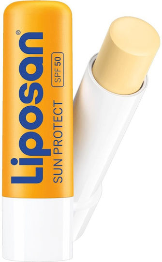 Liposan Sun Protect Lip Balm Spf50 4.8g Αδιάβροχο Ενυδατικό Χειλιών