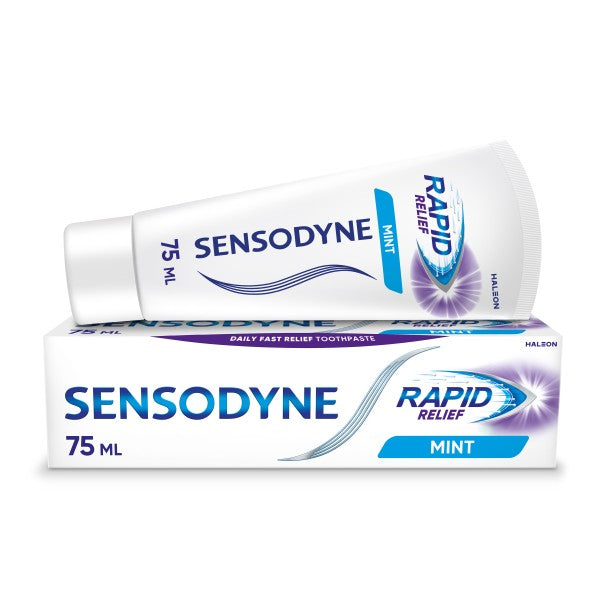Sensodyne Rapid Relief, Οδοντόκρεμα για Γρήγορη Ανακούφιση από την Ευαισθησία, 75ml