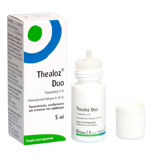 Laboratoires Thea Thealoz Duo Οφθαλμικές Σταγόνες για Προστασία & Ενυδάτωση, 5ml