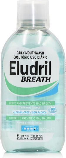 Eludril Breath Daily Mouthwash Στοματικό Διάλυμα Καθημερινής Χρήσης 500 ml