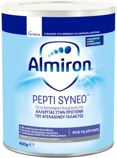 Nutricia – Almiron Pepti Syneo Υποαλλεργικό Γάλα σε Σκόνη 0m+ 400g