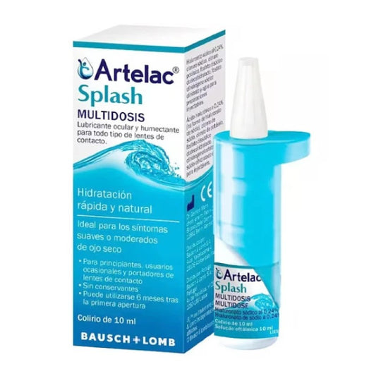 Bausch & Lomb Artelac Splash Λιπαντικές Οφθαλμικές Σταγόνες για Ενυδάτωση, 10ml Bausch & Lomb Δείτε όλα τα προϊόντα Bausch &amp;amp; Lomb
